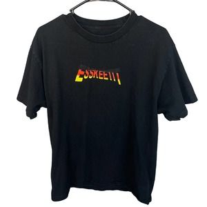 Esskeetit Shirt Mens Medium Black Streetwear Short‎ Sleeve